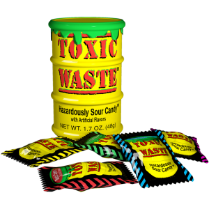  Toxic Waste Yellow Drum Extreme Sour Candy 42g
