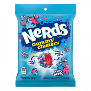  Nerds Gummy Clusters Very Berry 141g Påse