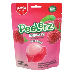  Amos Peelerz Gummy Raspberry 65g