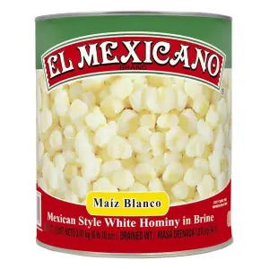 El Mexicano Pozole Maiz Blanco White Hominy in Brine 822g
