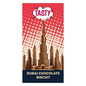  Tasty Dubai Chocolate Biscuit 200g