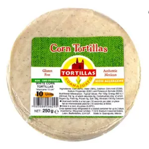  Corn Tortillas Guanajuato 10 units x 15cm