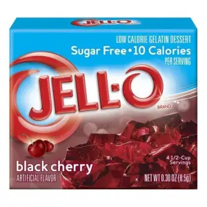  Jell-O Sugar Free Black Cherry 8.5g