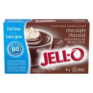  Jell-O Instant Chocolate Pudding Fat Free 40g