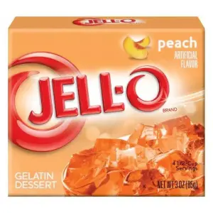  Jell-O Peach Gelatin Dessert 85g