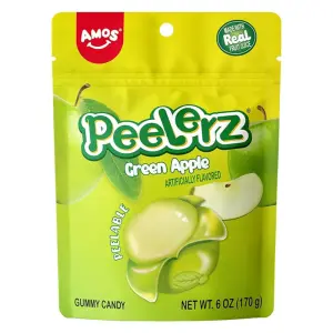  Amos Peelerz Gummy Green Apple 65g