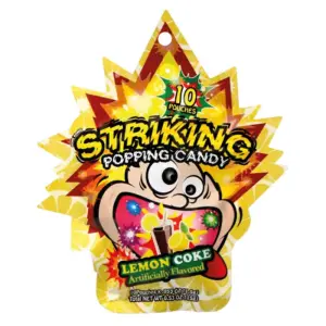  Striking Popping Candy Lemon Coke 15g
