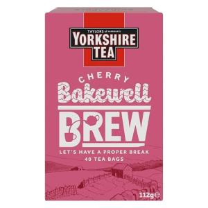  Yorkshire Tea Cherry Bakewell Brew 40 påsar