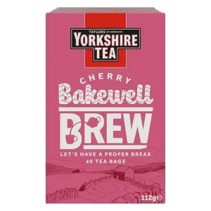  Yorkshire Tea Cherry Bakewell Brew 40 p&aring;sar