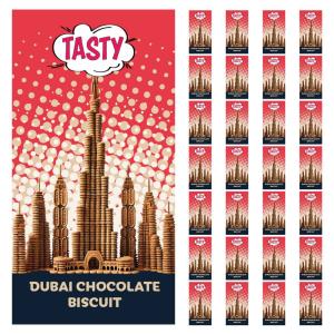  Tasty Dubai Chocolate 28-pack Biscuit