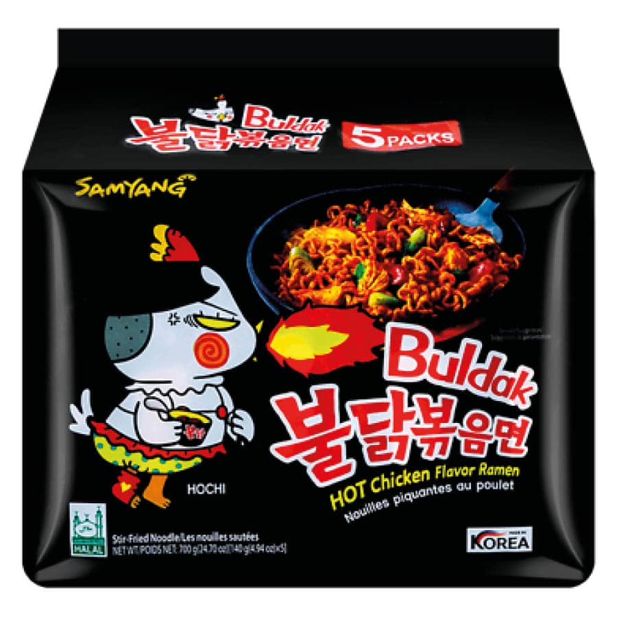 Samyang Hot Chicken Original Noodles 700g (140g x 5)