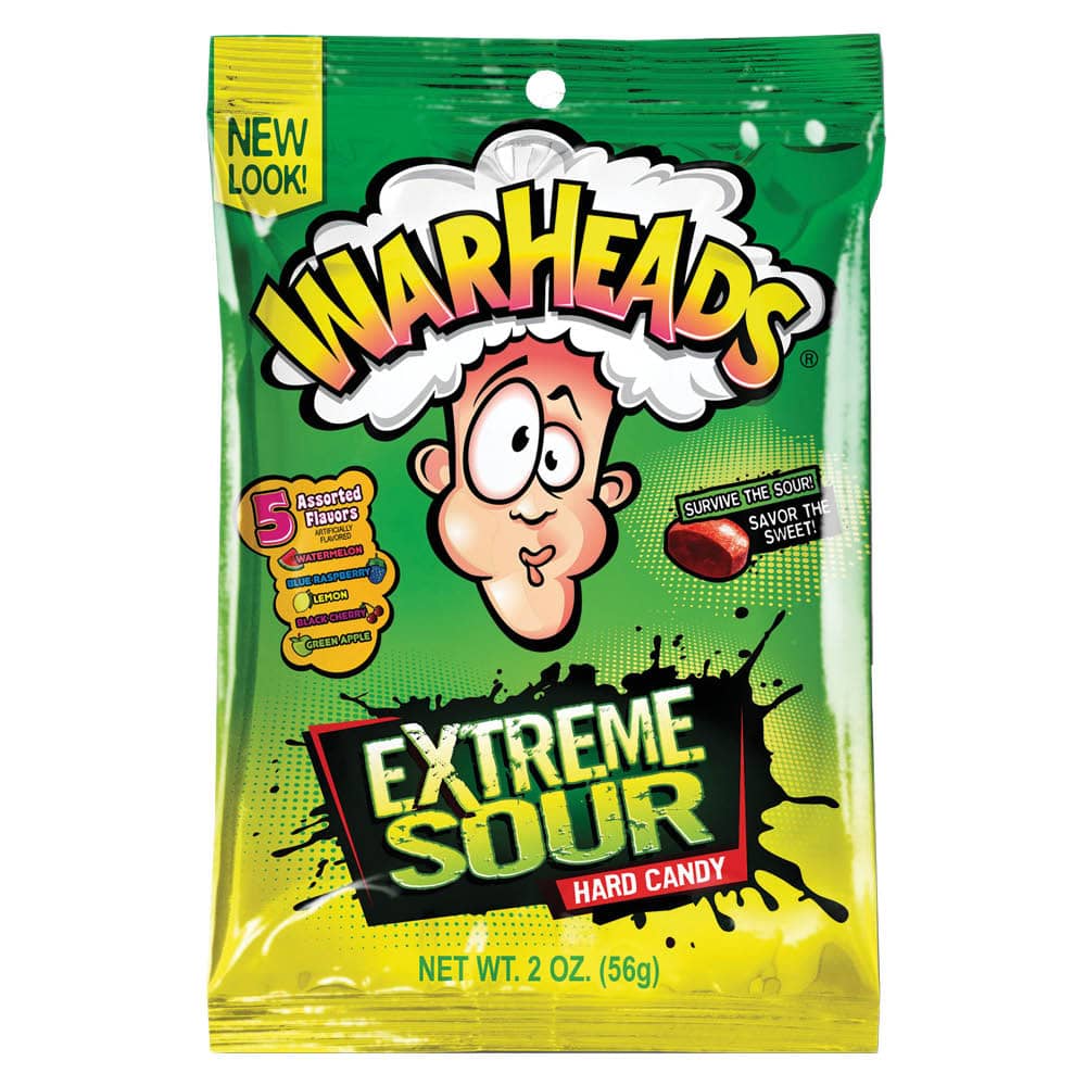  Warheads Extreme Sour Candy 56g Påse