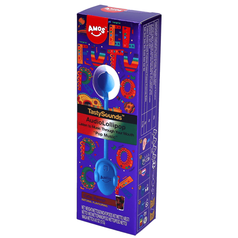 TastySounds Cola Audio Lollipop Pop Music 12g