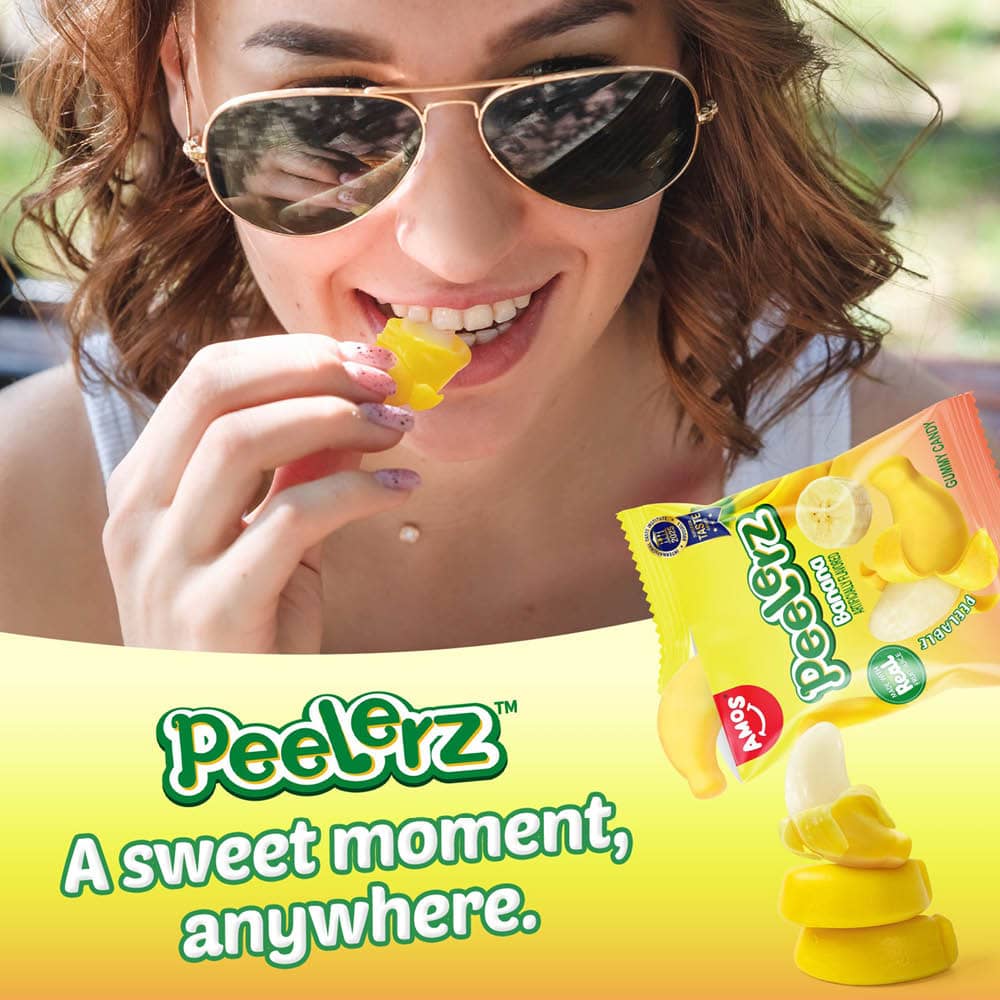  Amos Peelerz Gummy Banana 65g