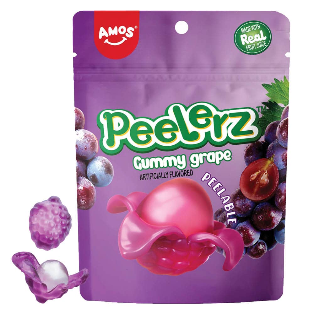  Amos Peelerz Gummy Grape 65g
