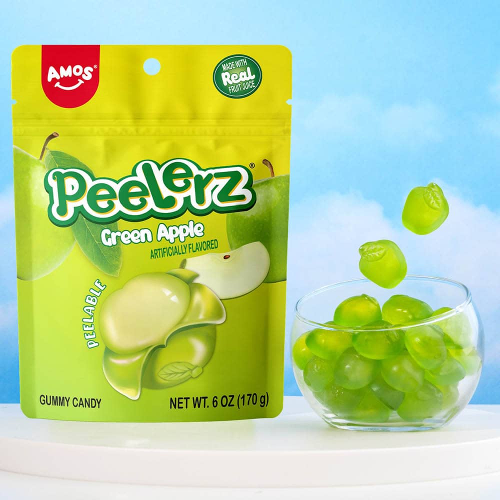  Amos Peelerz Gummy Green Apple 65g