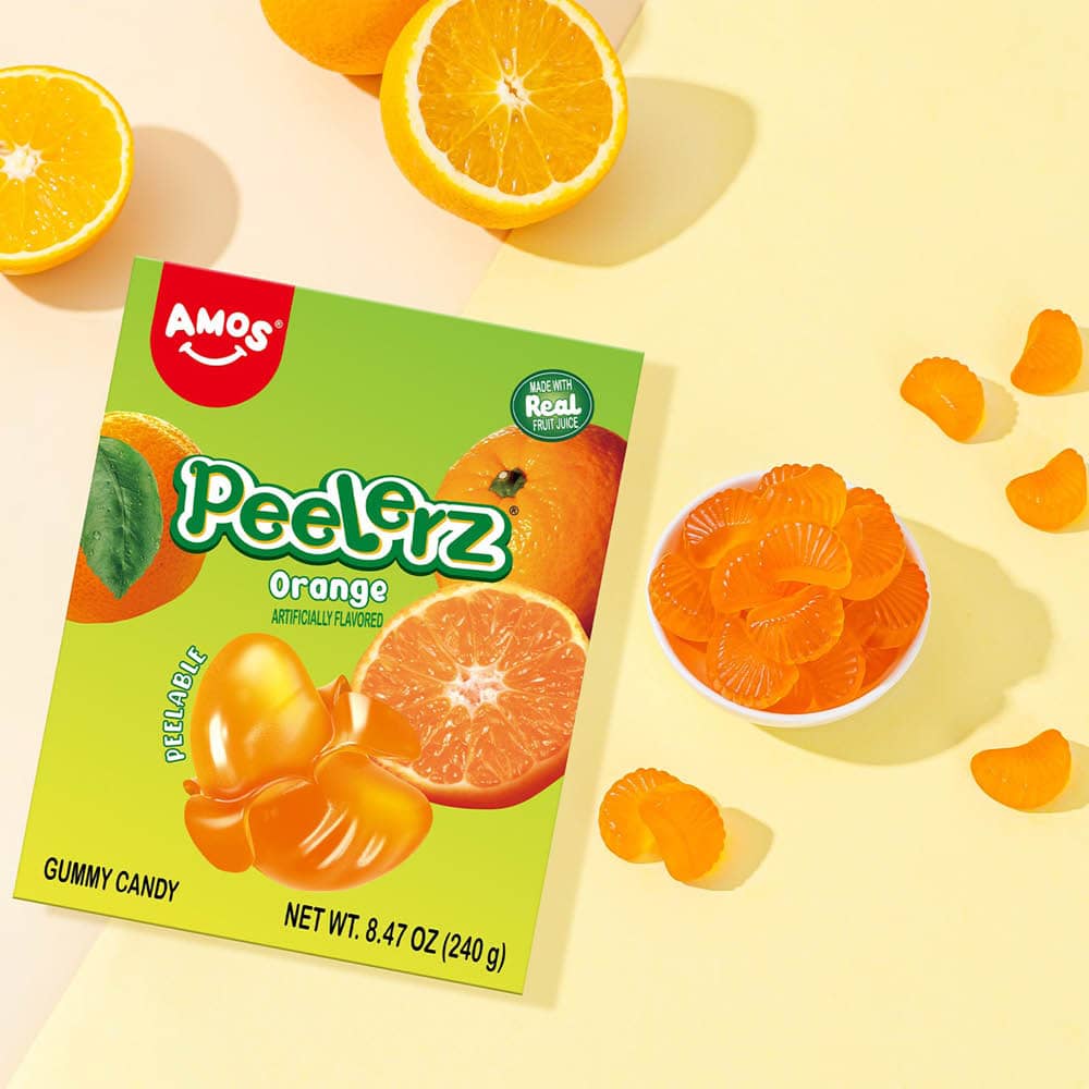  Amos Peelerz Gummy Orange 65g