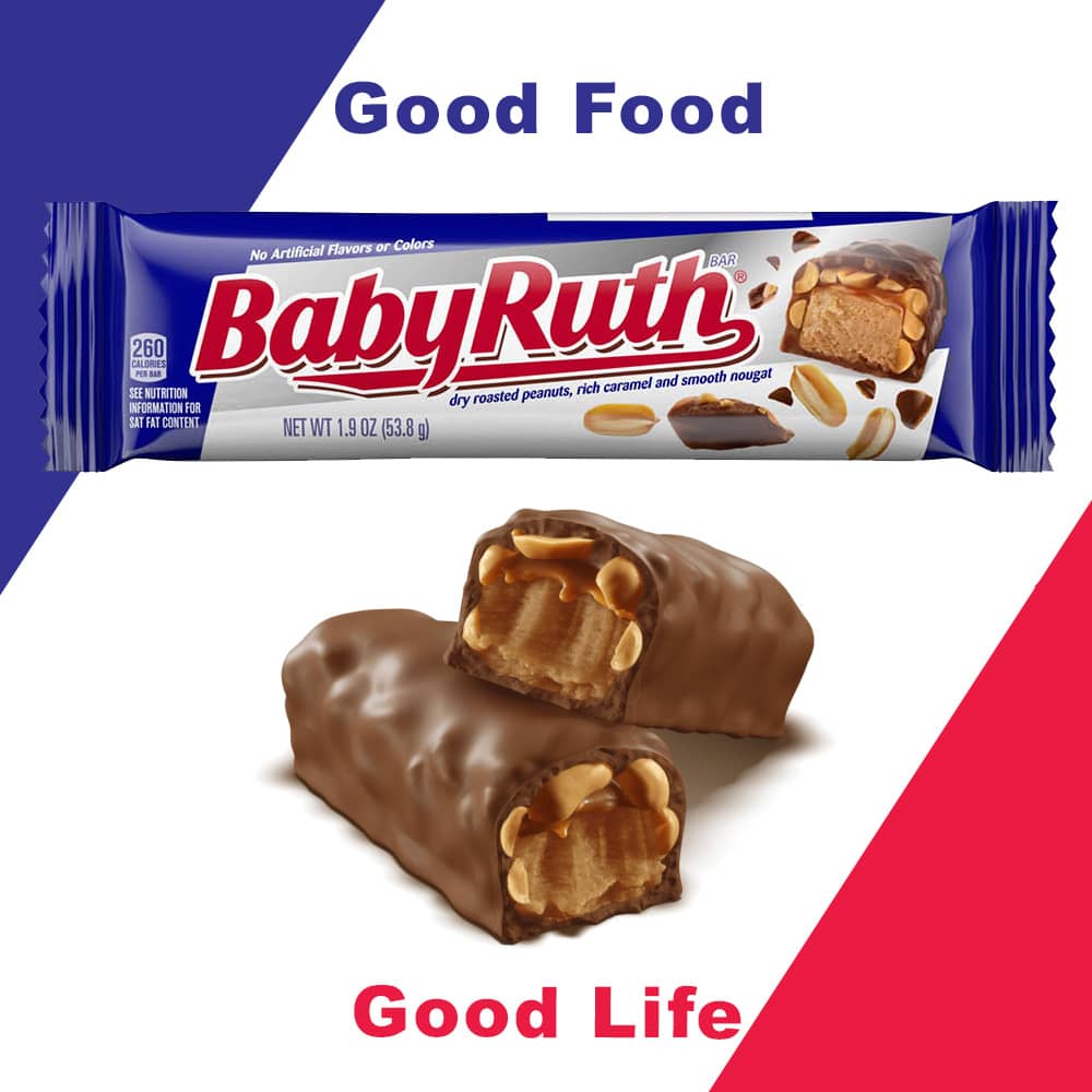  Baby Ruth Chocolate Bar 53,8