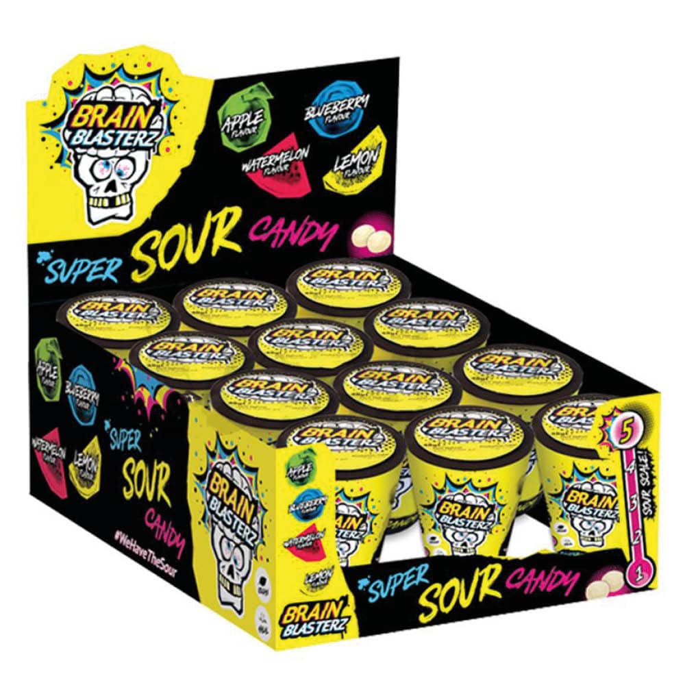 Brain Blasterz Super Sour Original Hard Candy 48g