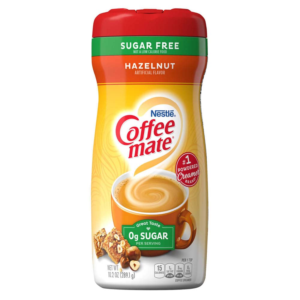 Coffee-Mate Coffeee Creamer Hazelnut Sockerfri 289