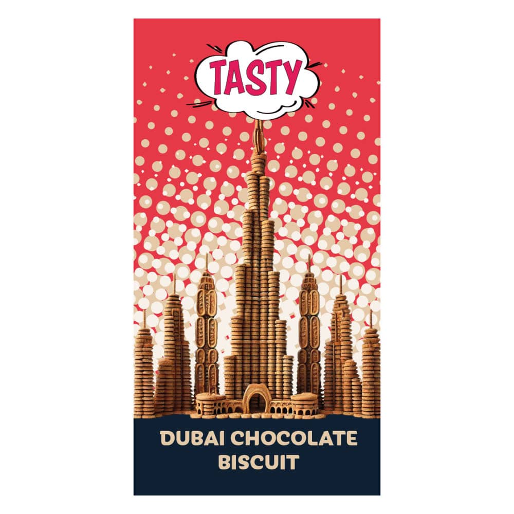  Tasty Dubai Chocolate Biscuit 200g