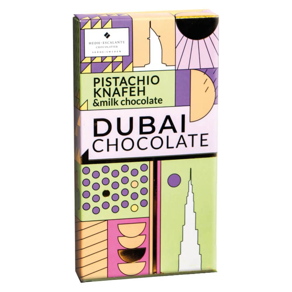 Hedh-Escalante Pistachio & Knafeh Dubai Choklad 200g