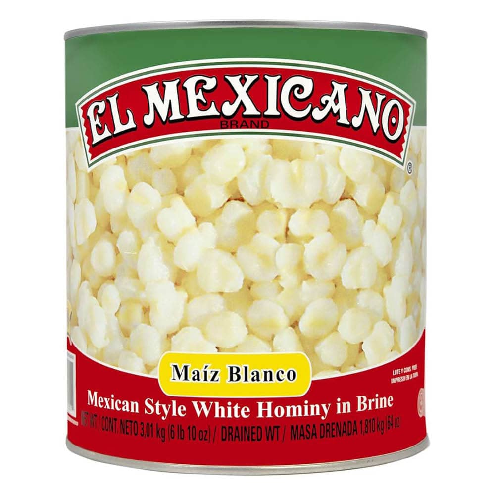 El Mexicano Pozole Maiz Blanco White Hominy in Brine 822g