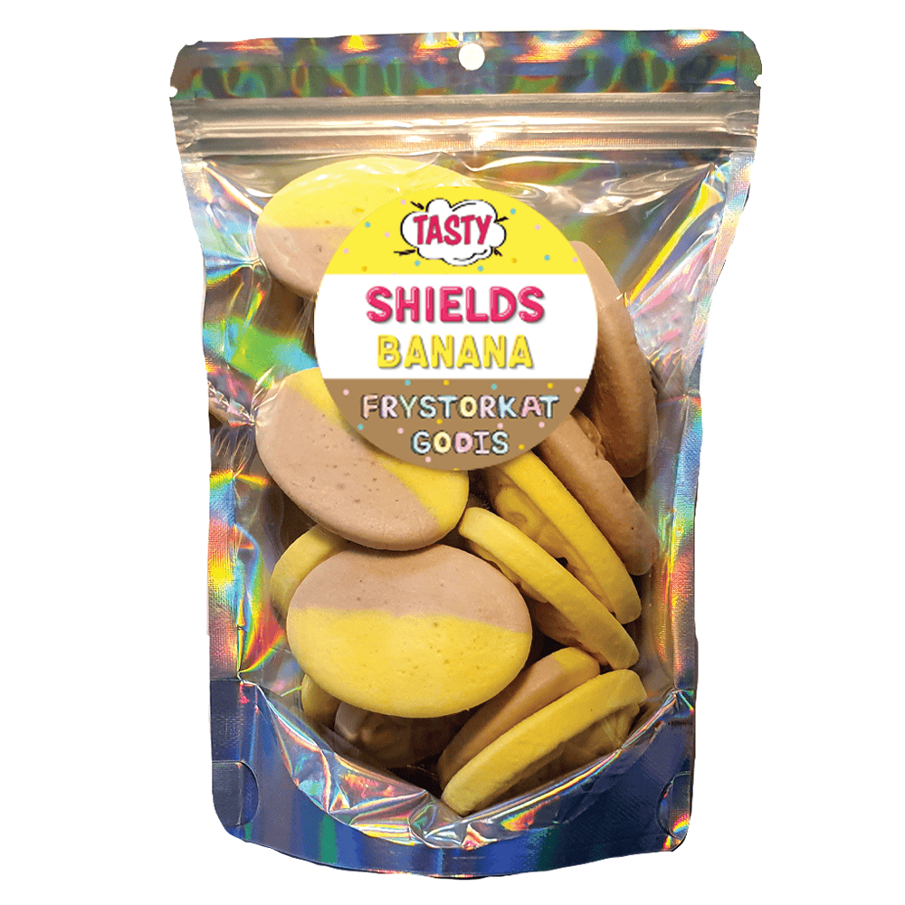  Frystorkat Godis Shields Banana & Cola 180g