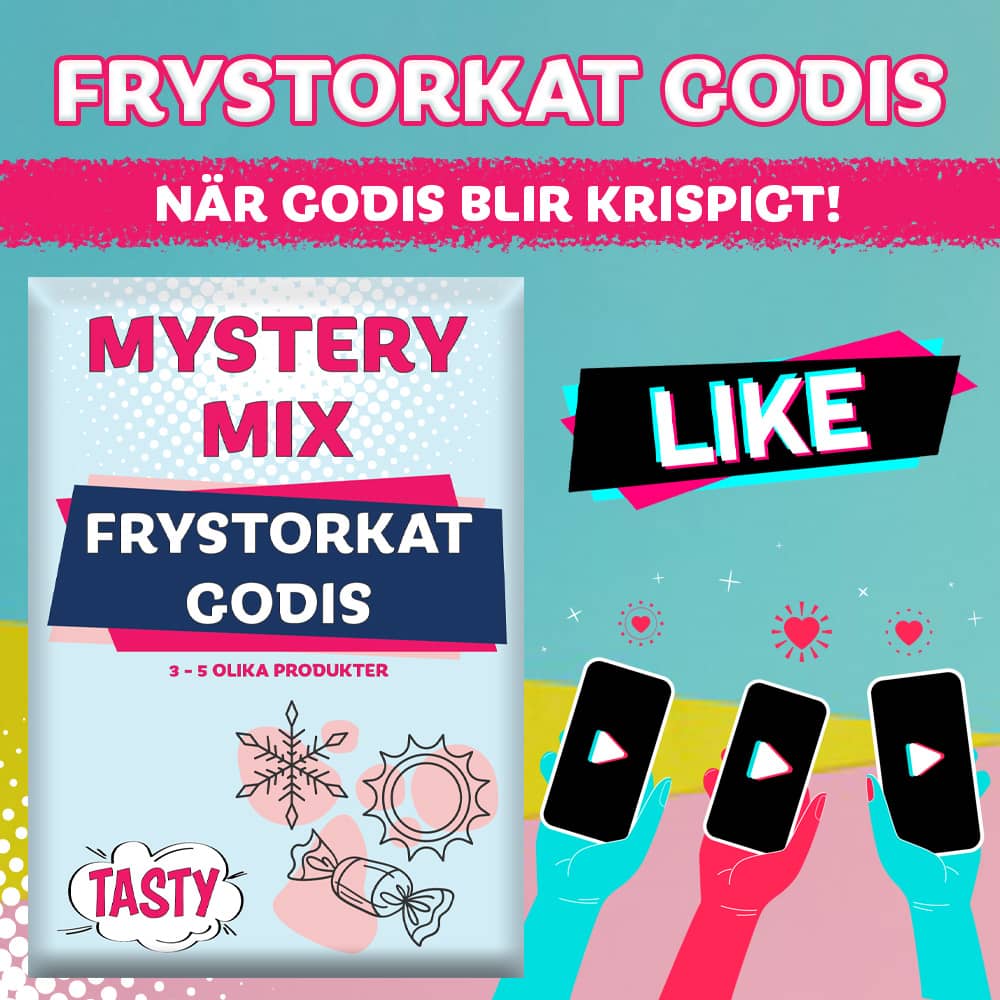 Mystery Mix Frystorkat Godis