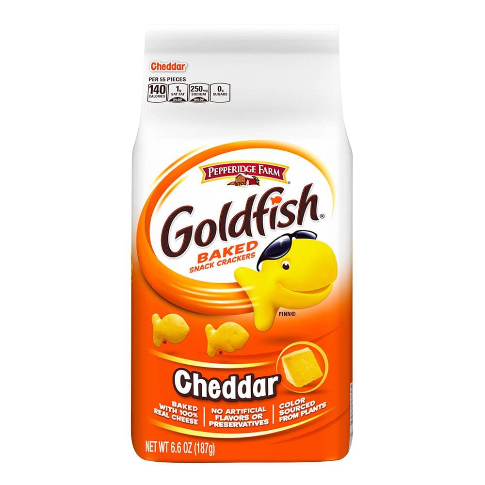  Pepperidge Farm Goldfish Crackers Cheddar 187g