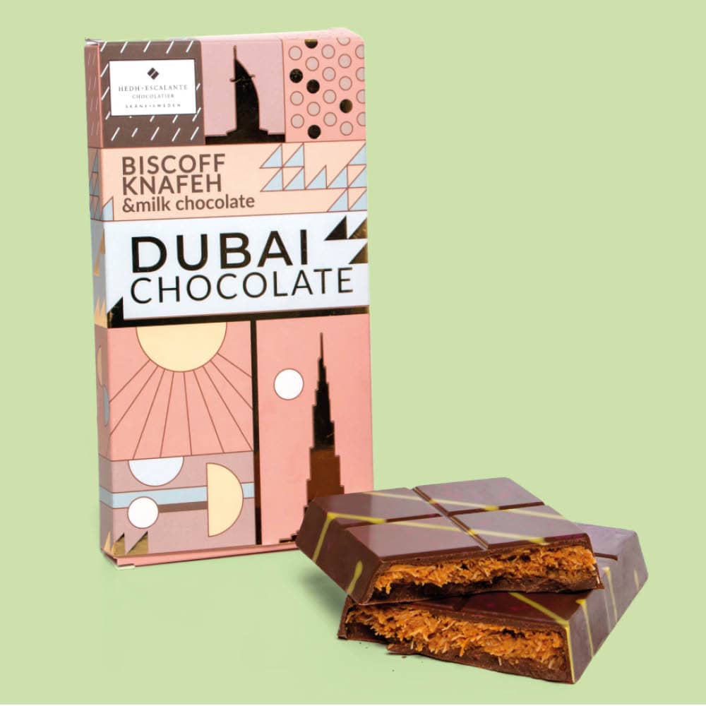 Hedh-Escalante Biscoff & Knafeh Dubai Choklad 200g