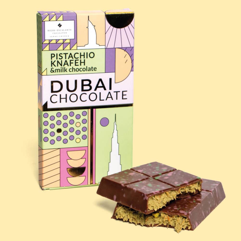 Hedh-Escalante Pistachio & Knafeh Dubai Choklad 200g