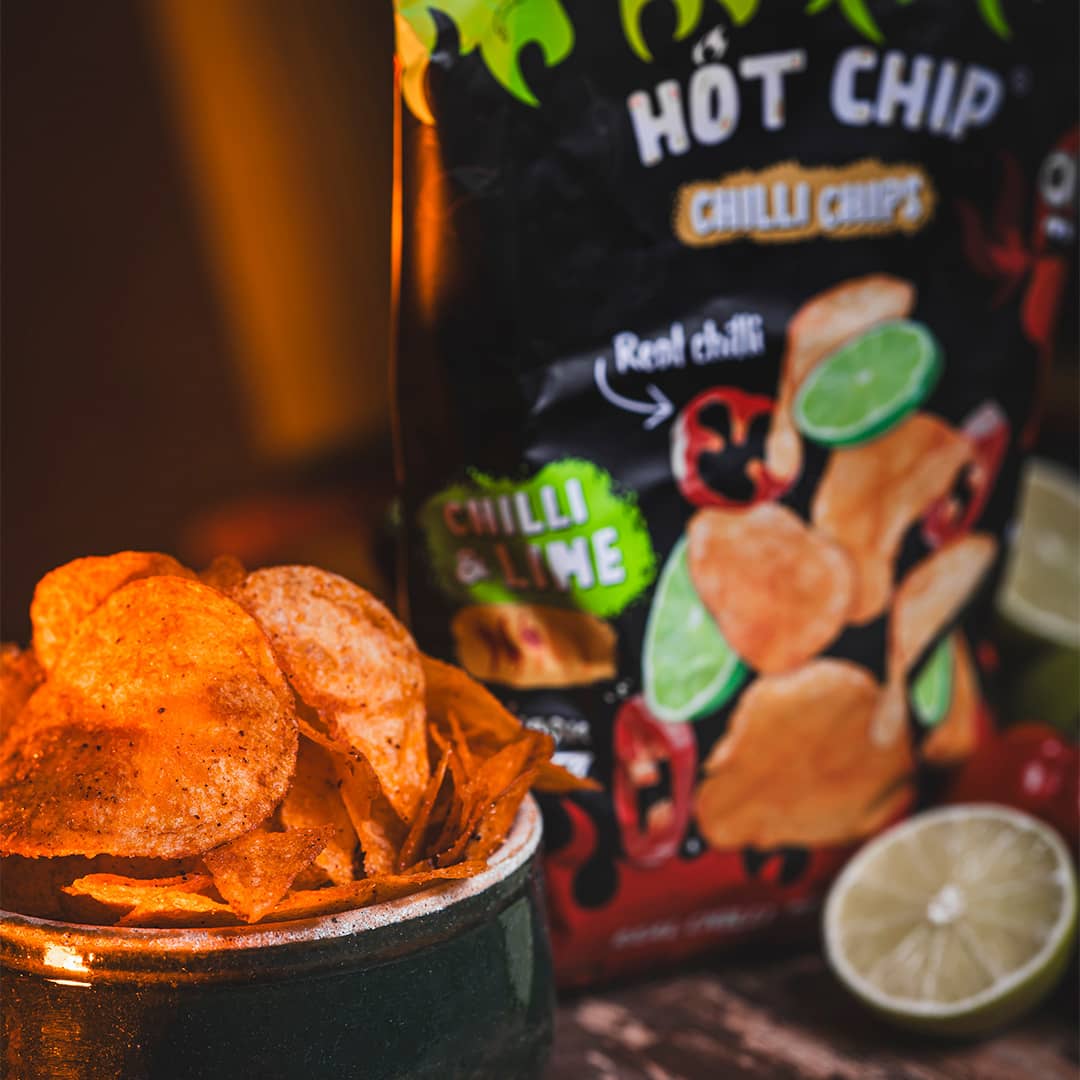  Hot Chip Potato Chips Chili Lime 80g