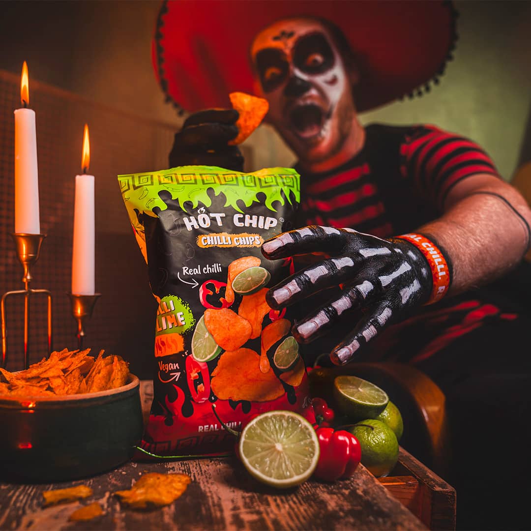  Hot Chip Potato Chips Chili Lime 80g