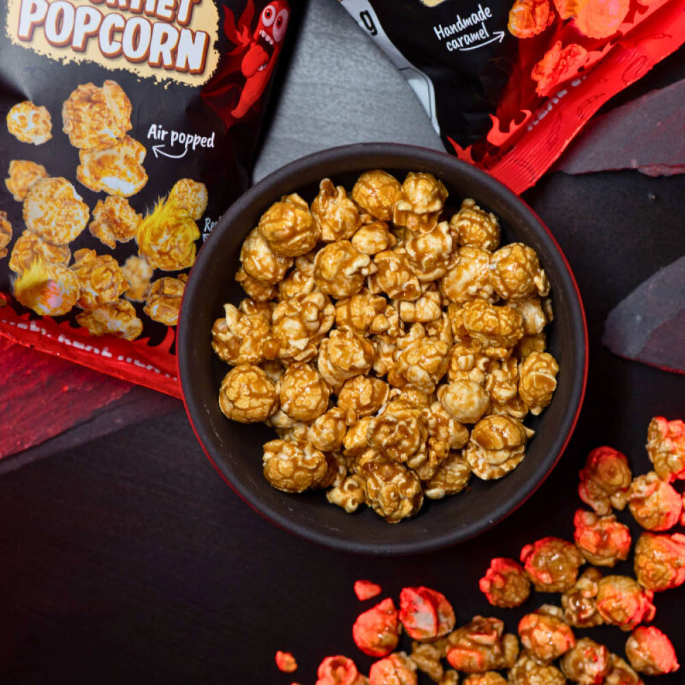  Hot Chip Gourmet Popcorn Spicy Caramel 120g