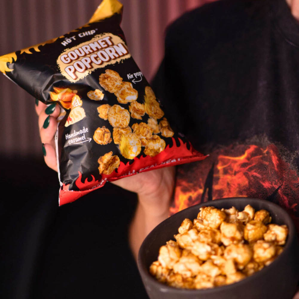  Hot Chip Gourmet Popcorn Spicy Caramel 120g