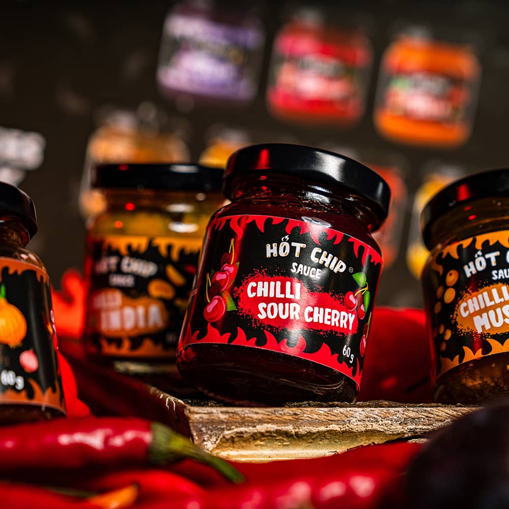  Hot Chip Chili Sauce Tasting Box