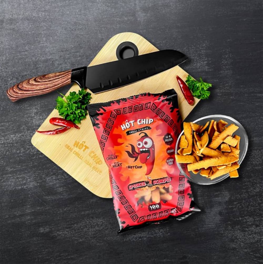 Hot Chip Chilli Strips Smoked Scorpio 80g