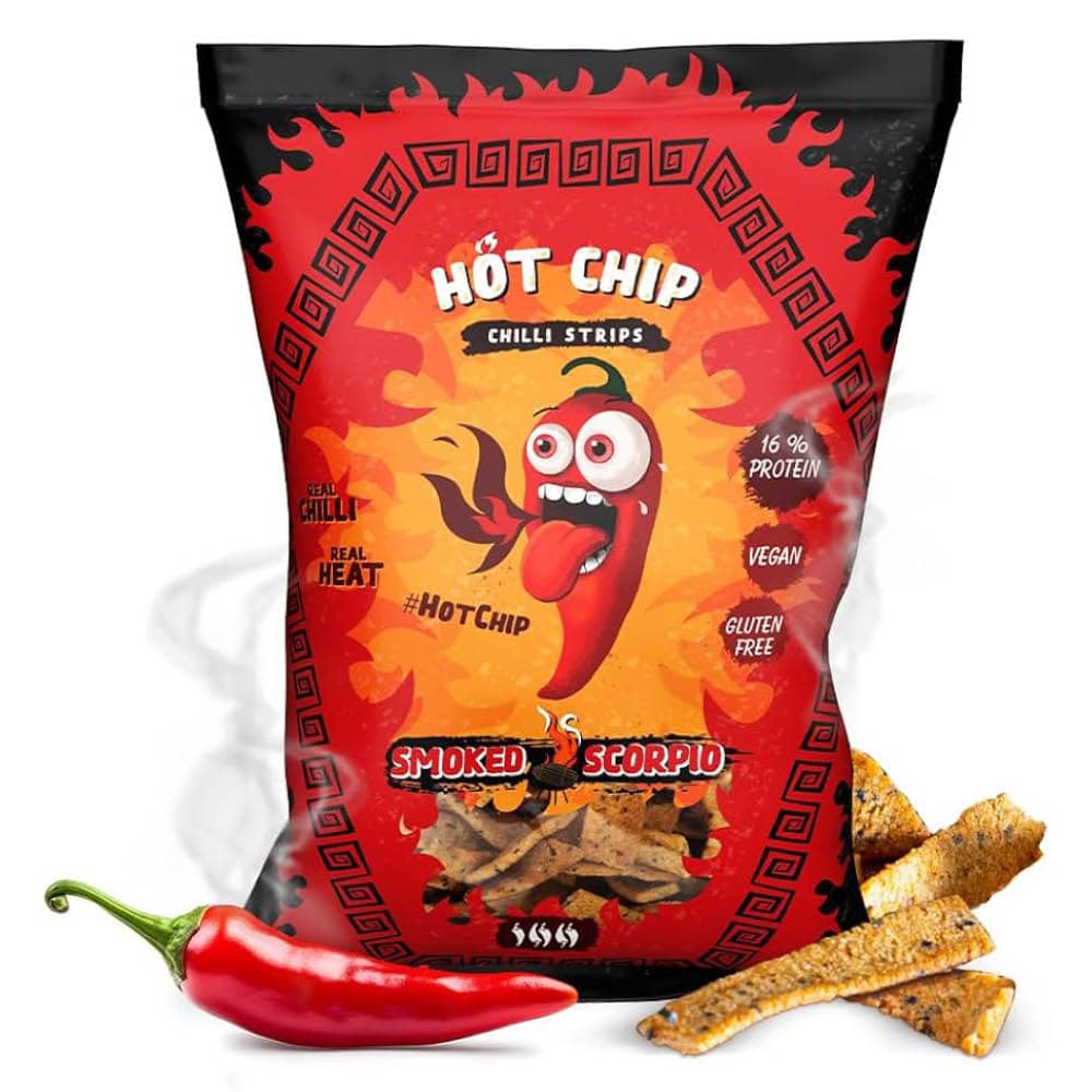 Hot Chip Chilli Strips Smoked Scorpio 80g