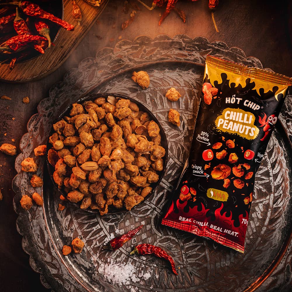 Hot Chip Chili Peanuts 70g
