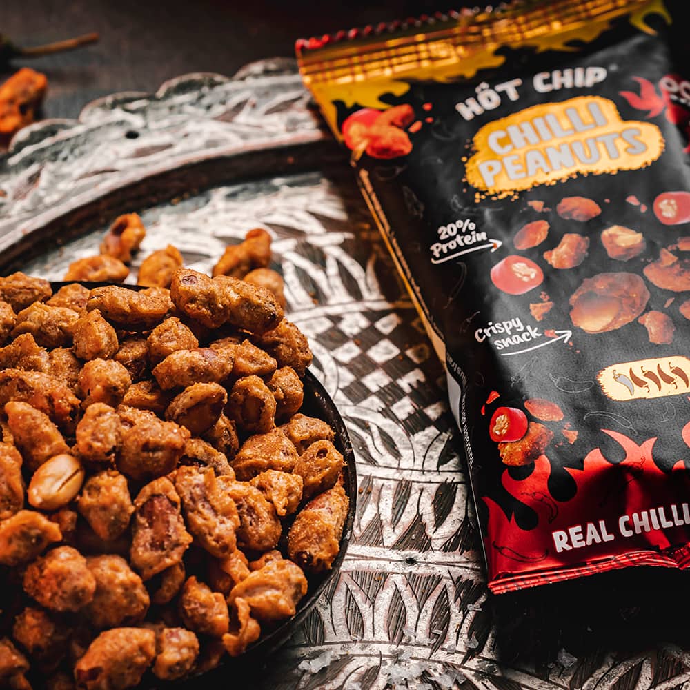 Hot Chip Chili Peanuts 70g