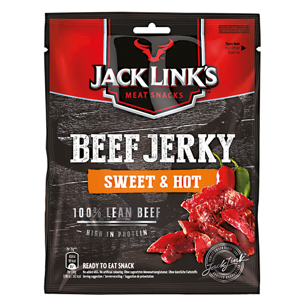  Jack Links Beef Jerky Sweet & Hot 60g
