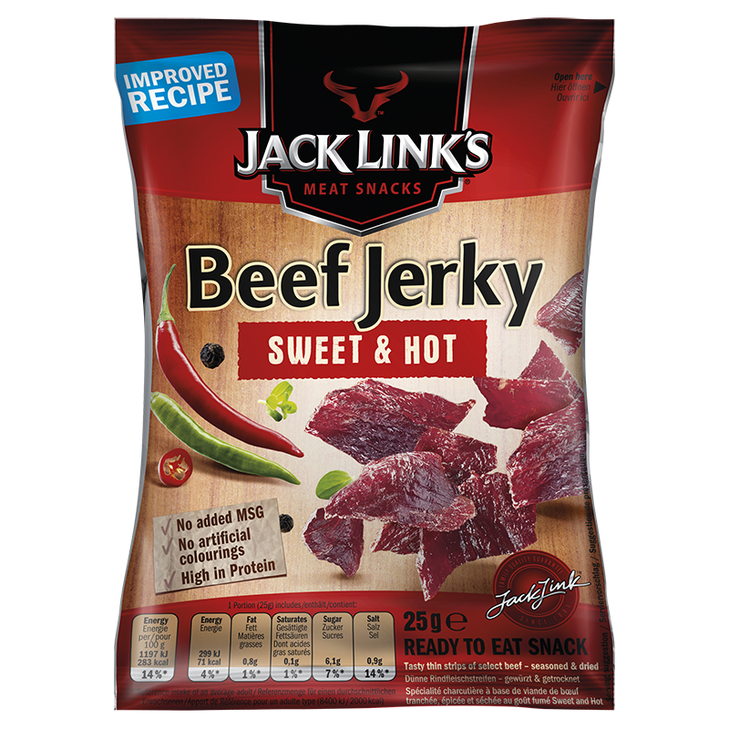 Jack Links Beef Jerky Sweet & Hot 25g