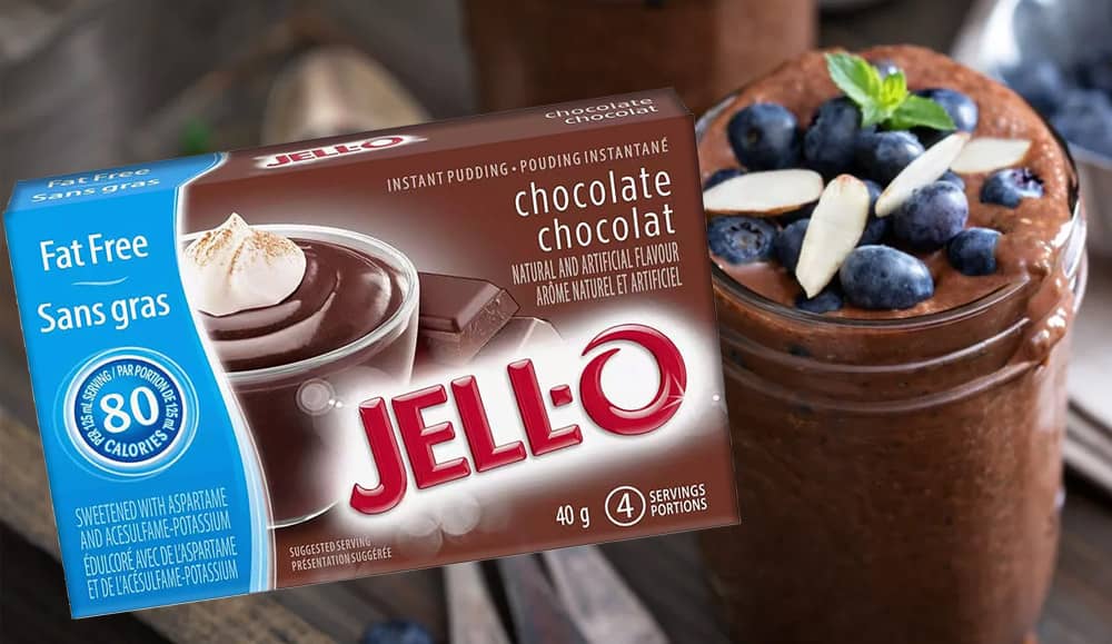  Jell-O Instant Chocolate Pudding Fat Free 40g