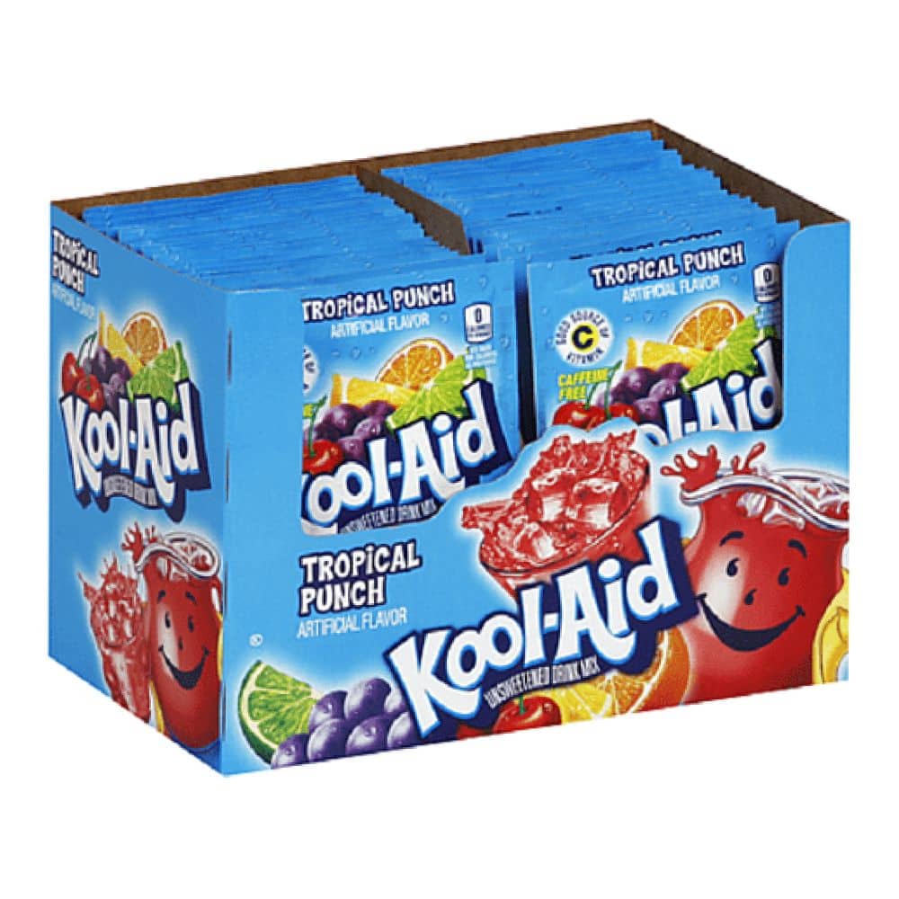  Kool Aid - Tropical Punch (4.3 g) Box - 48 Count