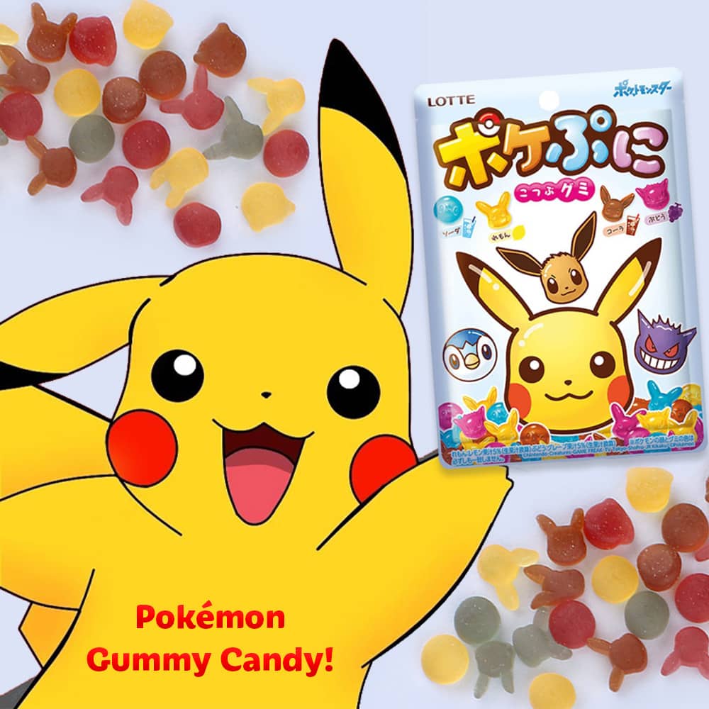 Lotte Pokemon Gummy Candies 80g