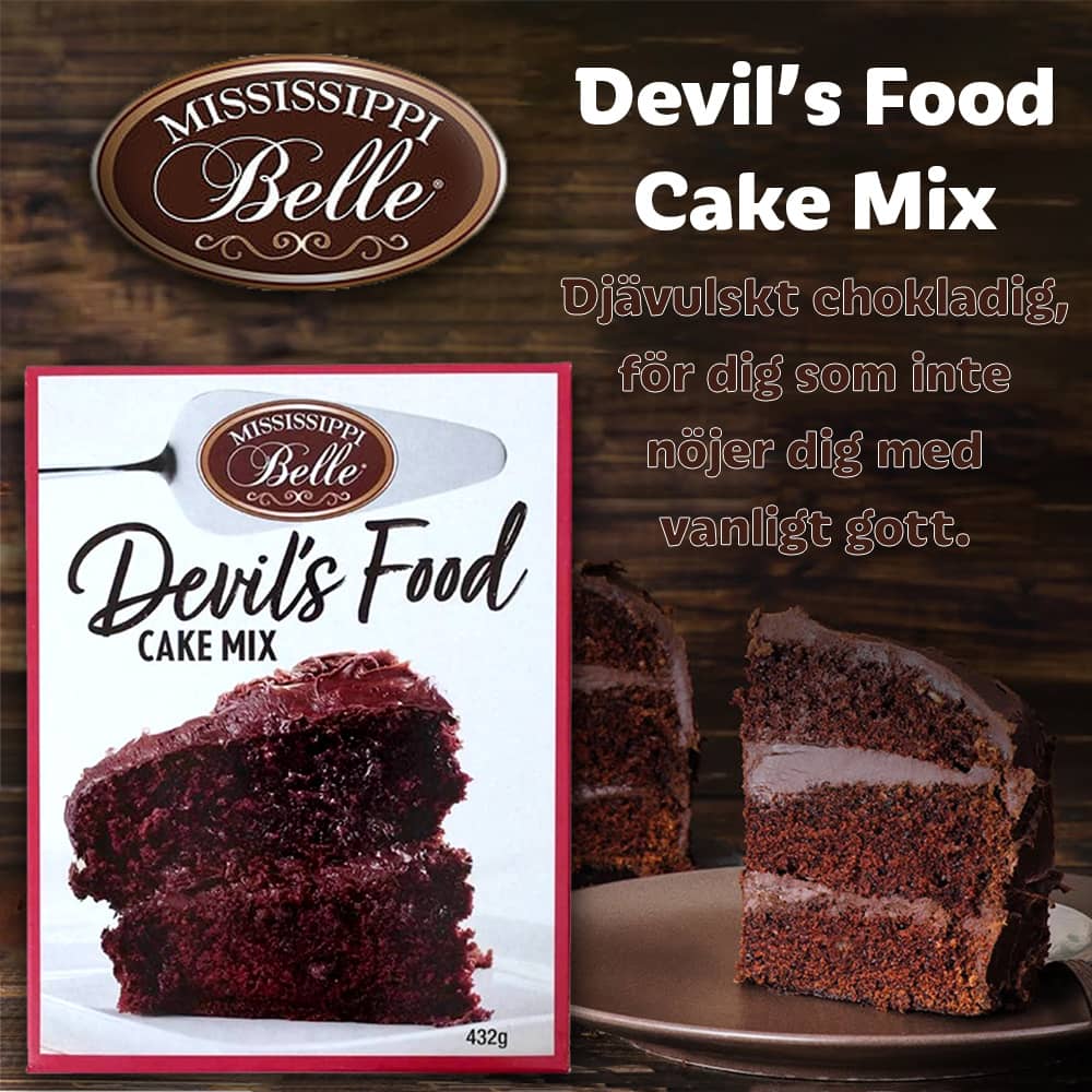 Mississippi Belle Devils Food Cake Mix 430g