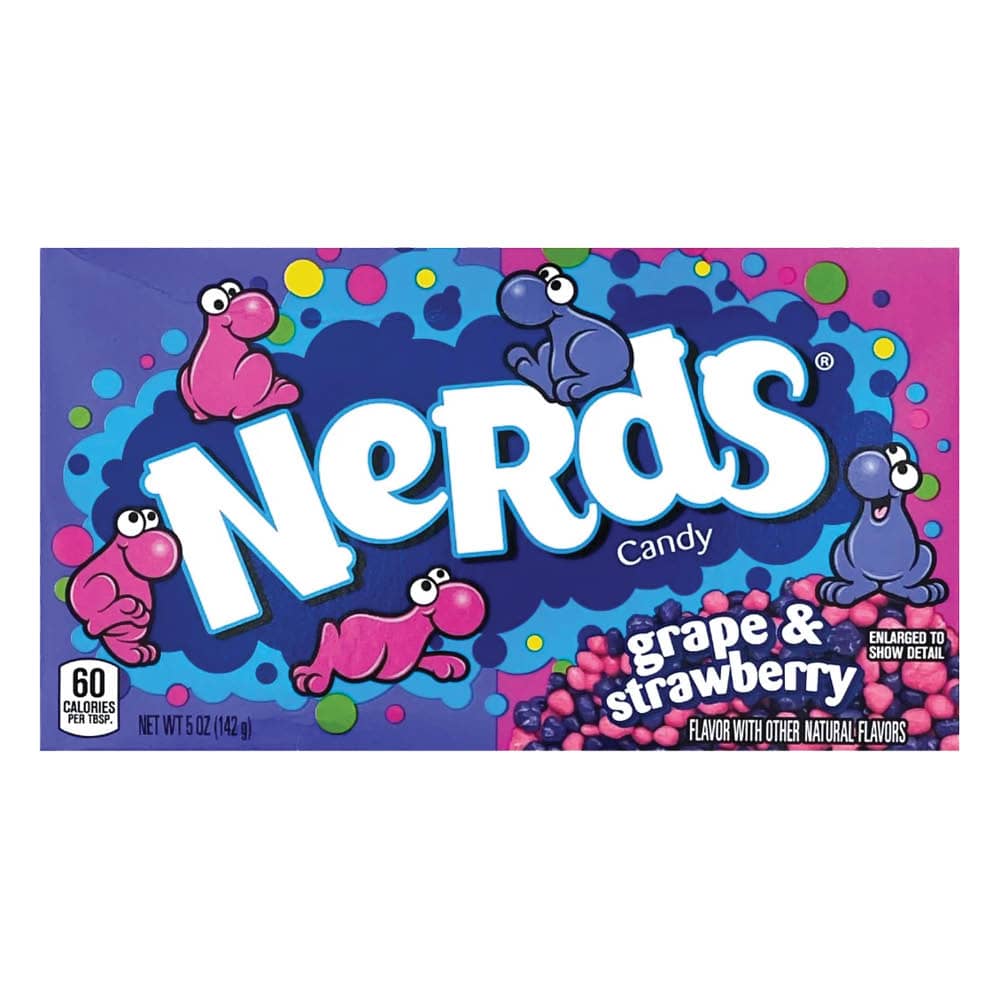Nerds Grape & Strawberry 141g Teaterbox