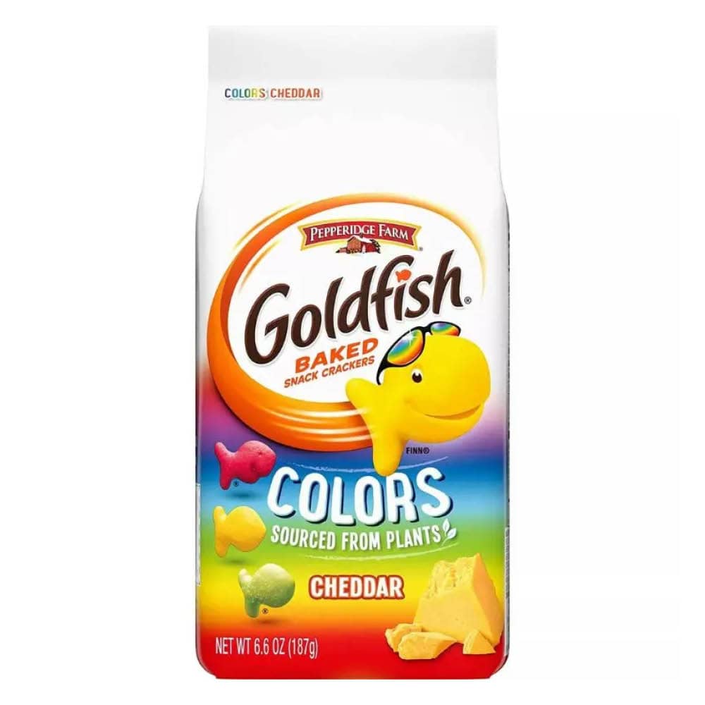 Pepperidge Farm Goldfish Crackers Colors Cheddar 187g