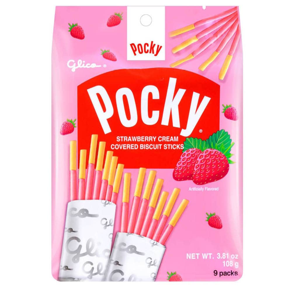 Pocky Strawberry Family 8-pack